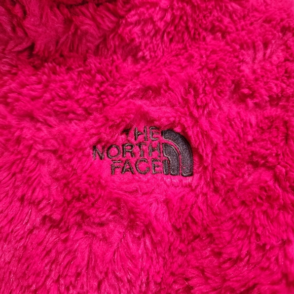 The North Face Vibrant Pink/Black Mossbud Swirl Reversible Jacket, Size L - Picture 5 of 9